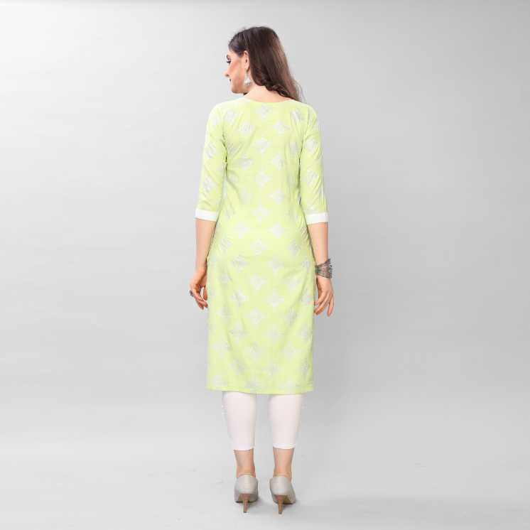 Krisha 223 Fancy Ethnic Wear Straight Cut South Cotton Kurti Collection